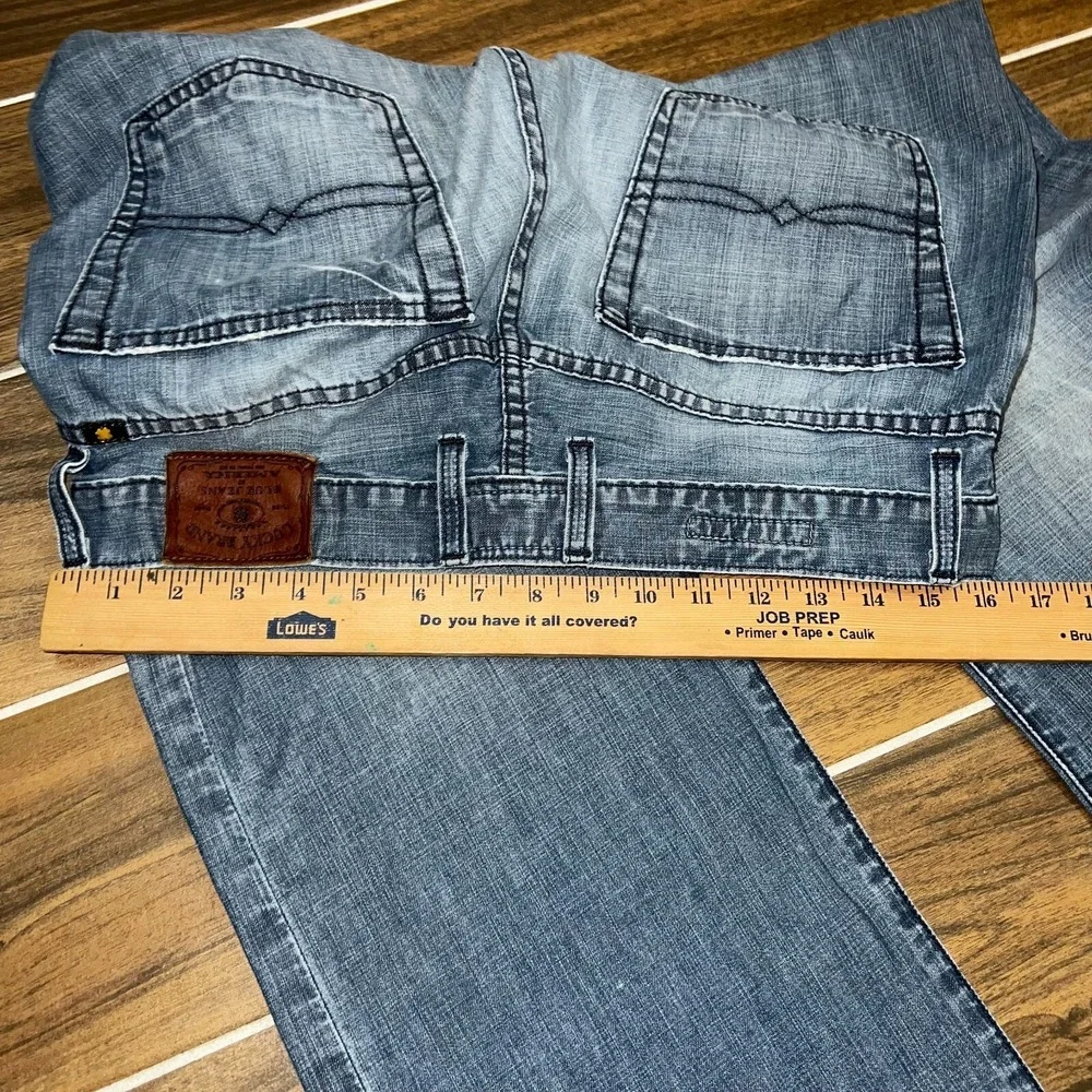 Y2K Lucky Brand Mens To Touch To Die Denim Blue Straight 181 Jeans Size 32x32